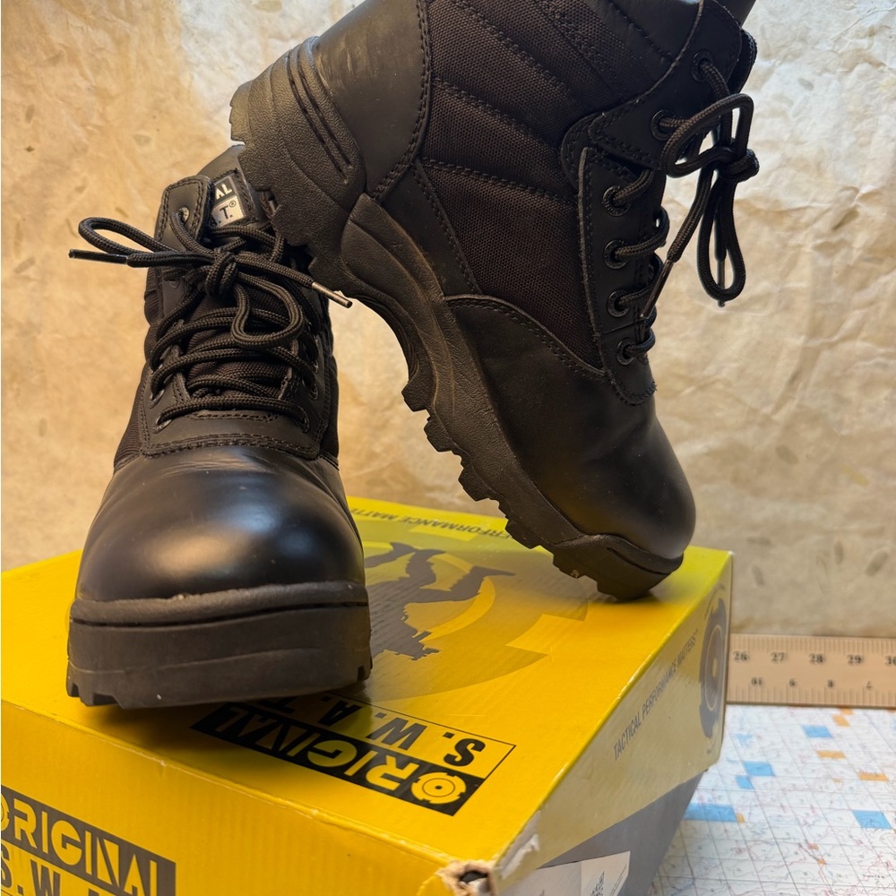 Original S.W.A.T. Women's Black Lace Up Boots